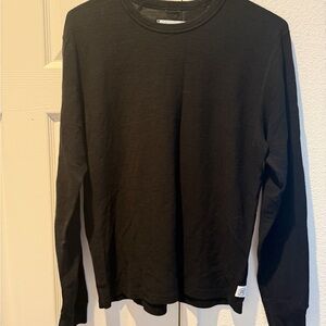 Reigning Champ Black Long Sleeve Shirt